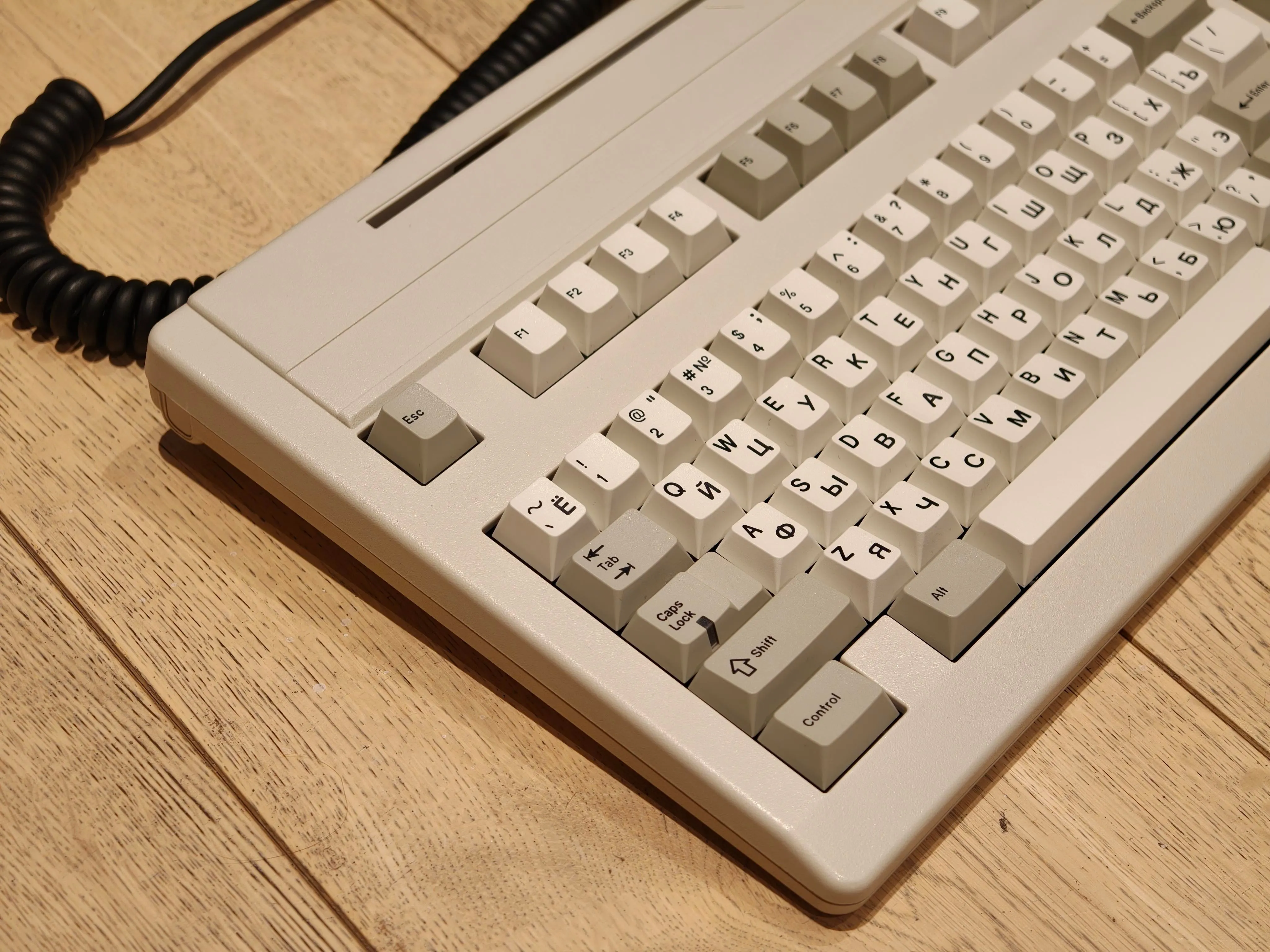 完成したカスタムキーボード