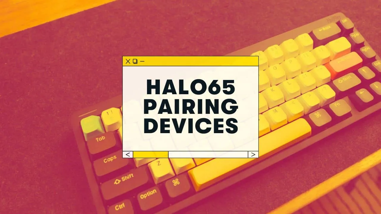 NuPhyキーボードの接続イメージ