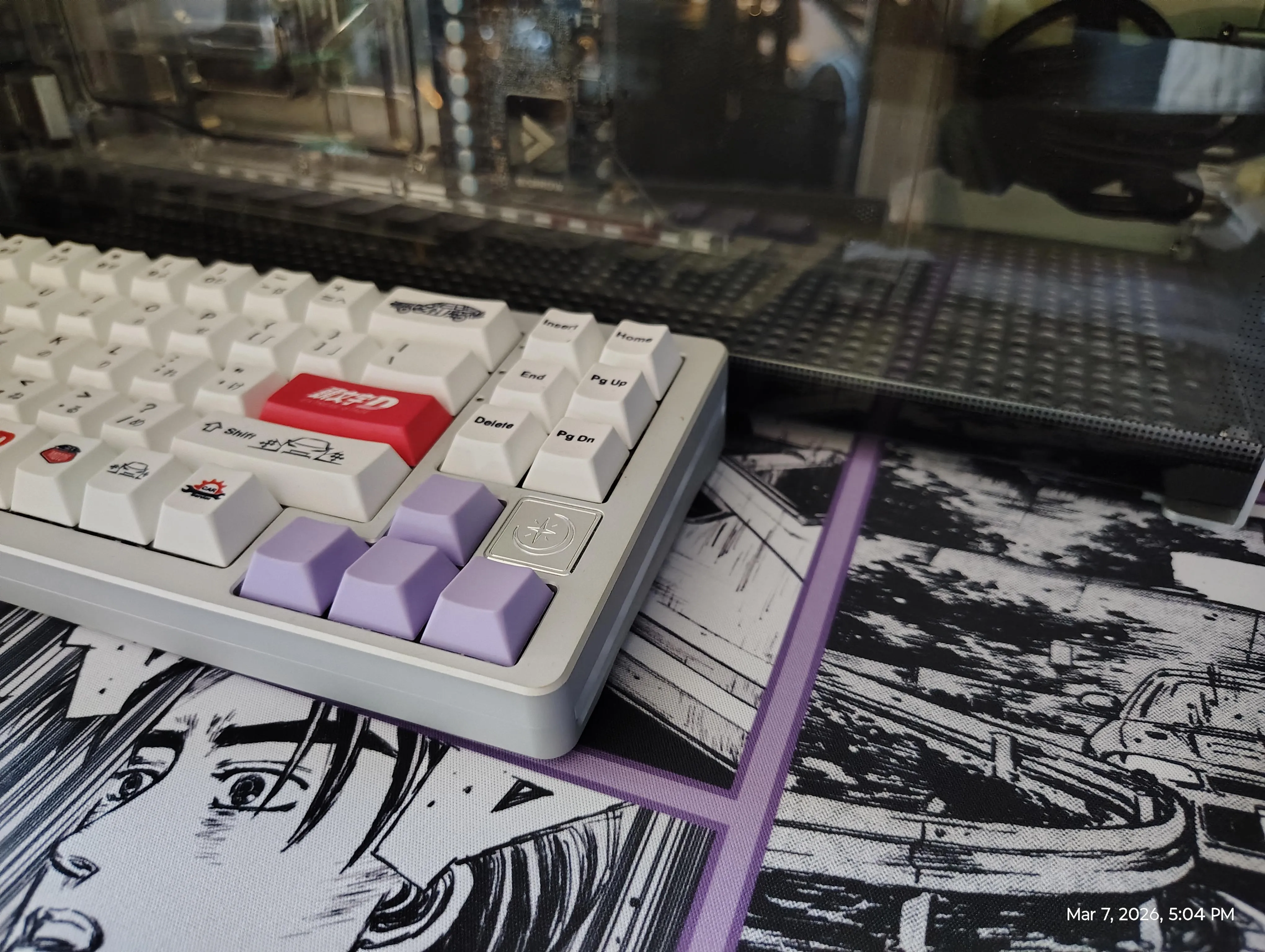 会場に展示されたキーボードの様子