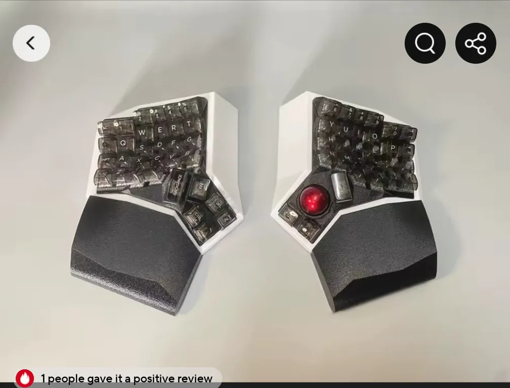 話題のDactylトラックボールモデル