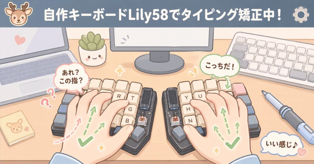 制作されたLily58の外観