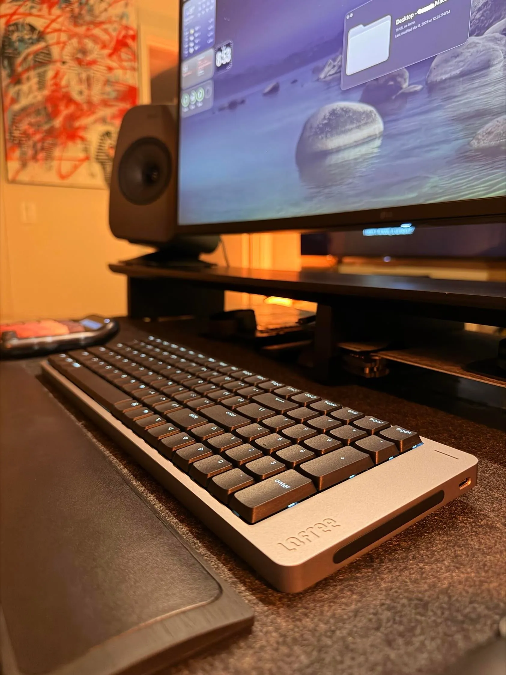 デスクに馴染むタイピング環境