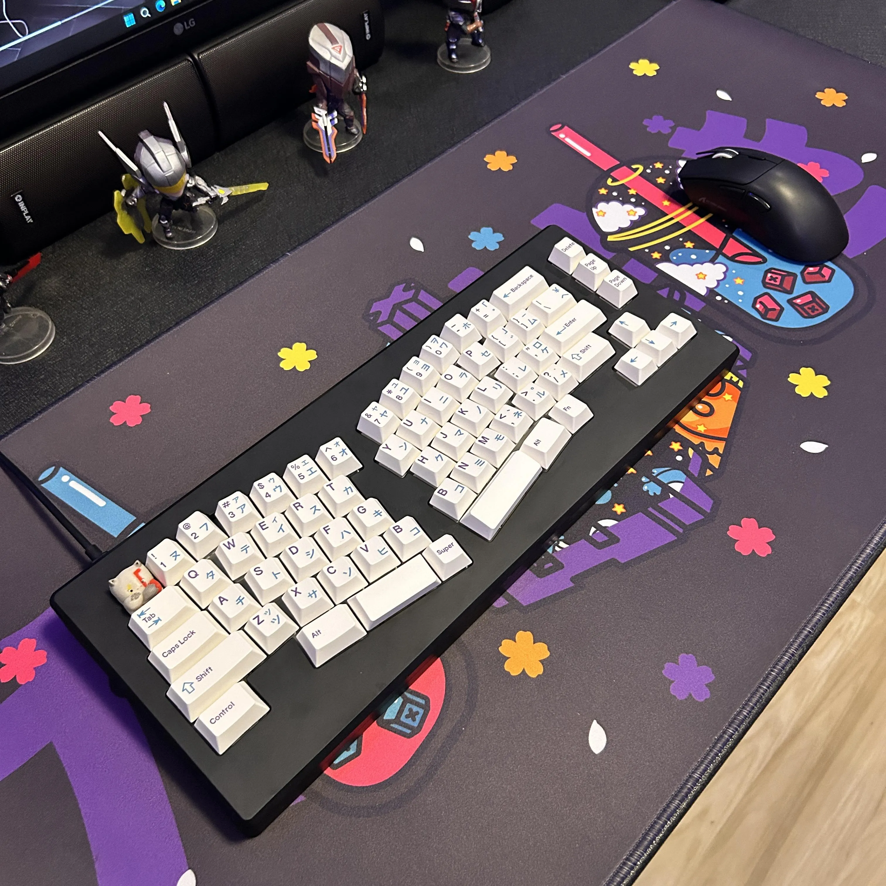 MonsGeek M6のビルド画像