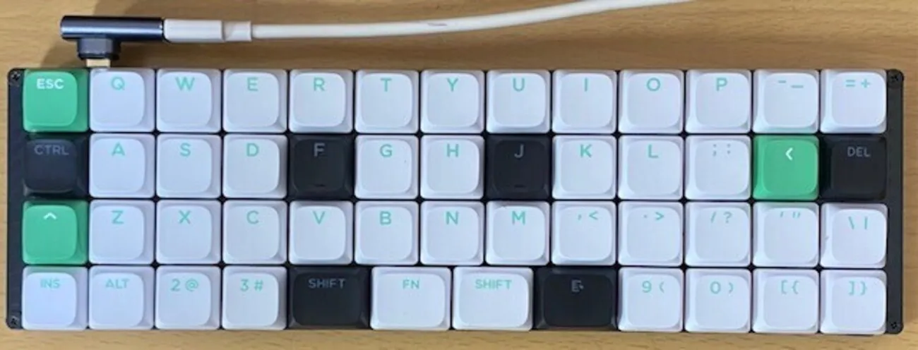 GoForty O51goの試作レイアウト