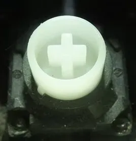 修復中のスイッチ