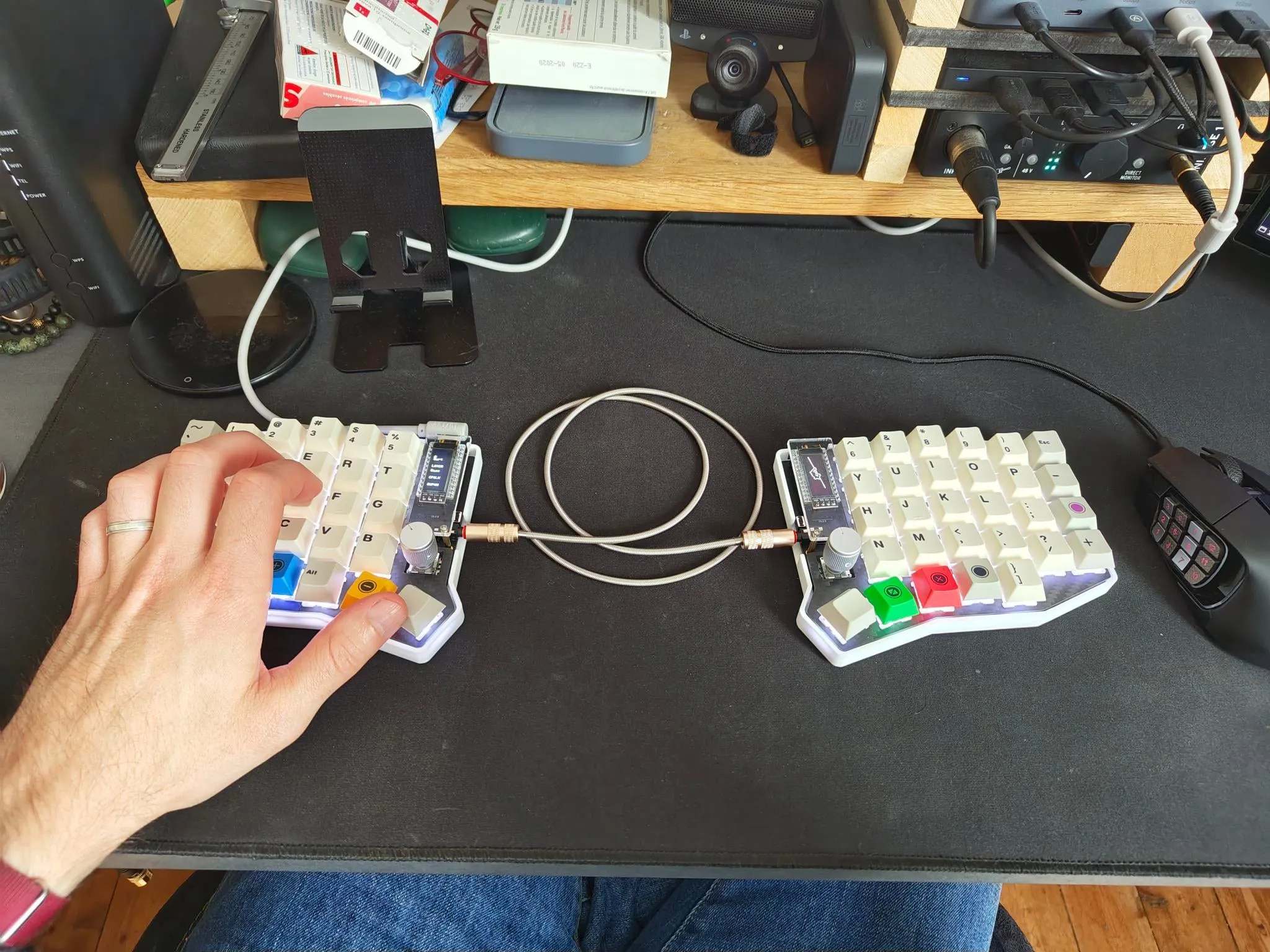 使用中のSofleとデスク環境