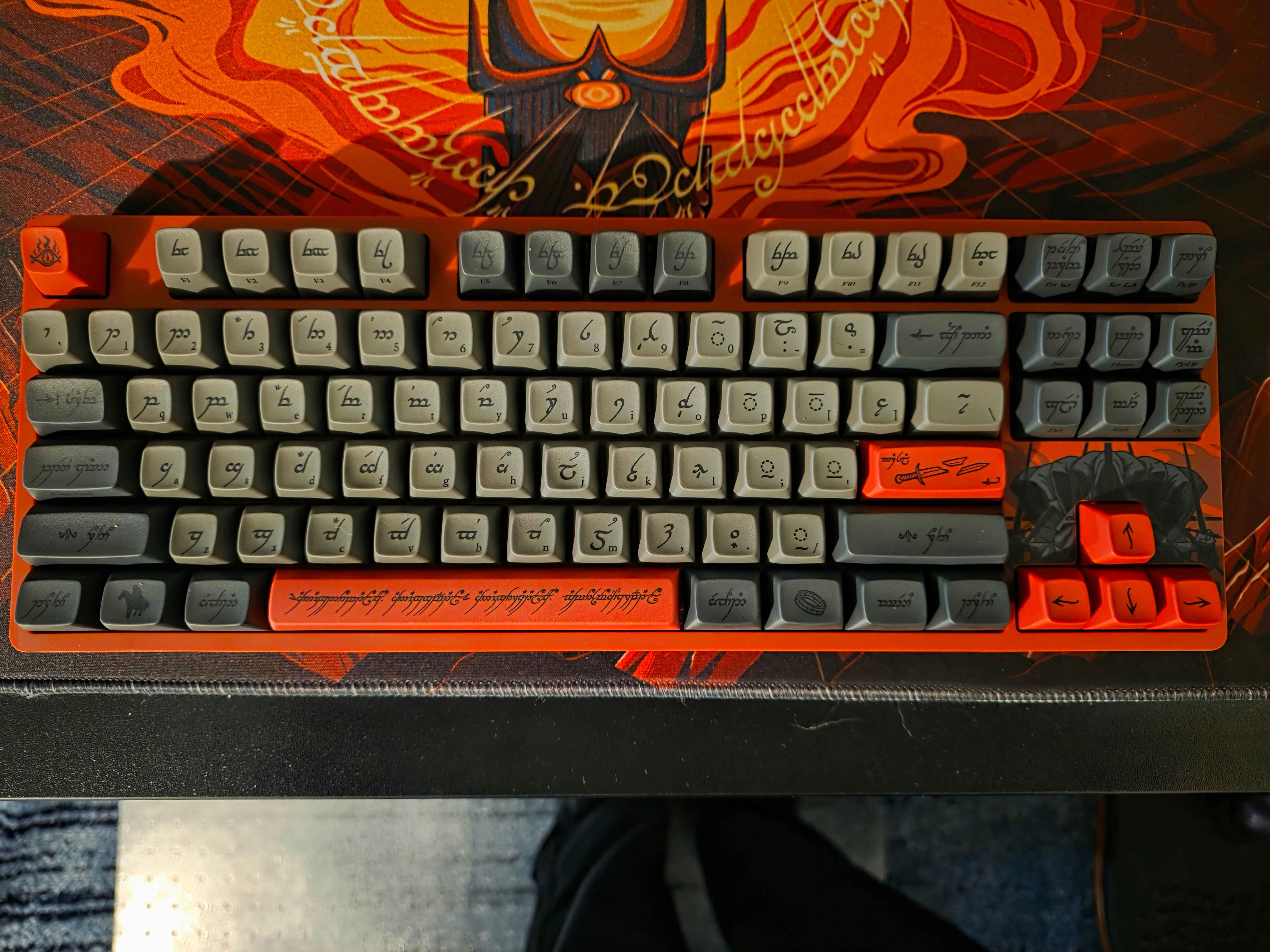 Redditに投稿されたキーボードの外観