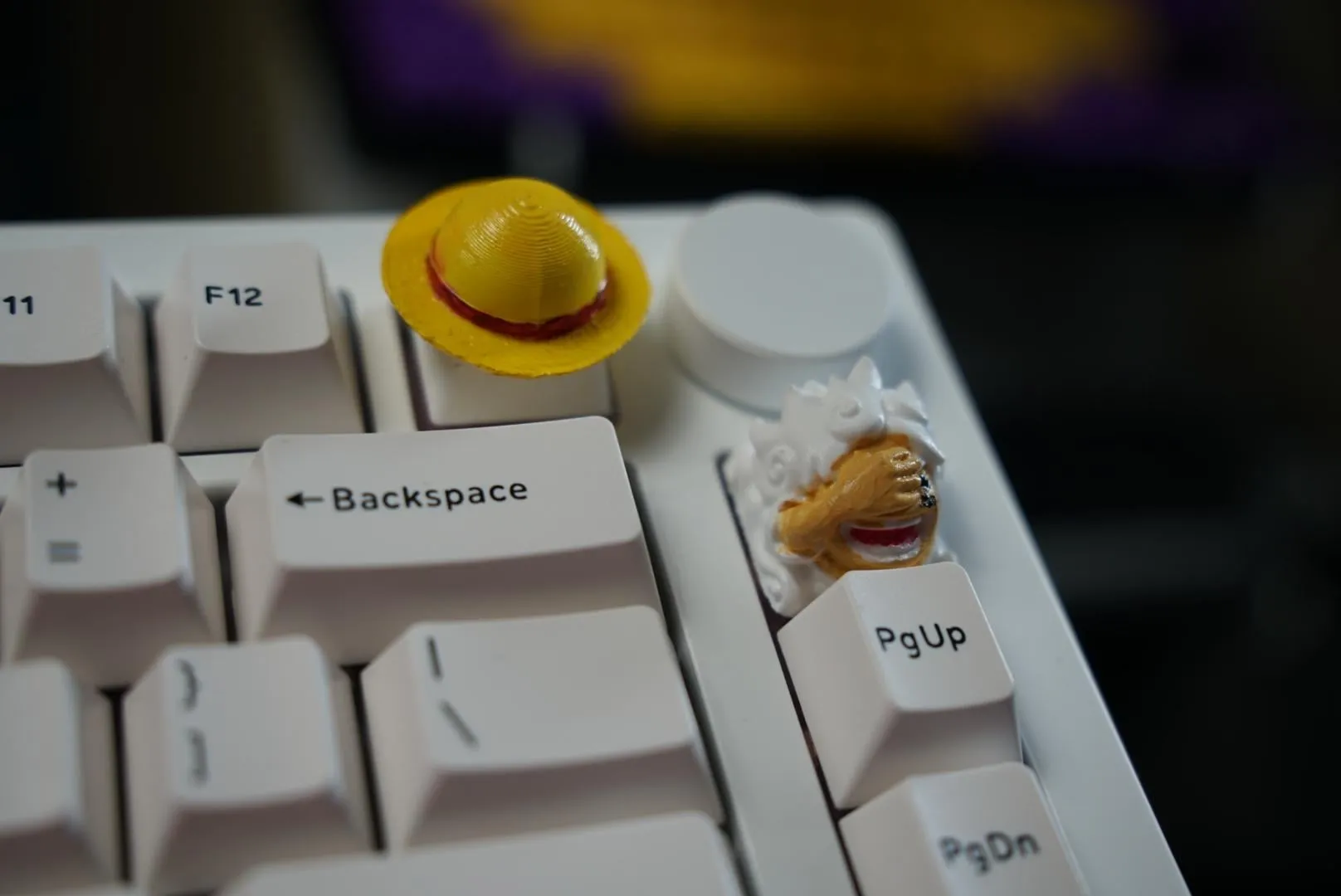 ONE PIECEテーマのカスタムキーボード全体像