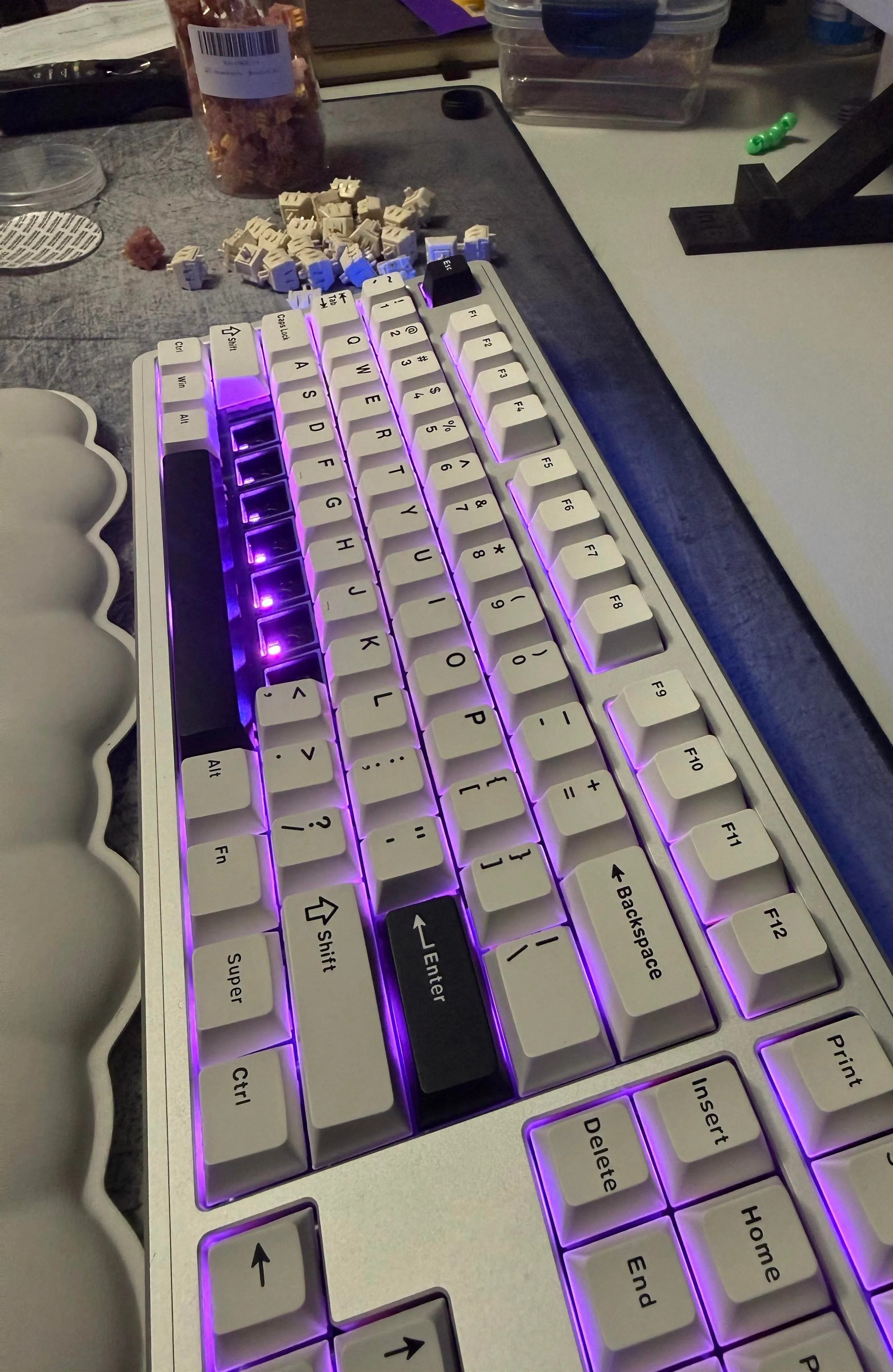 キーボードのディテール