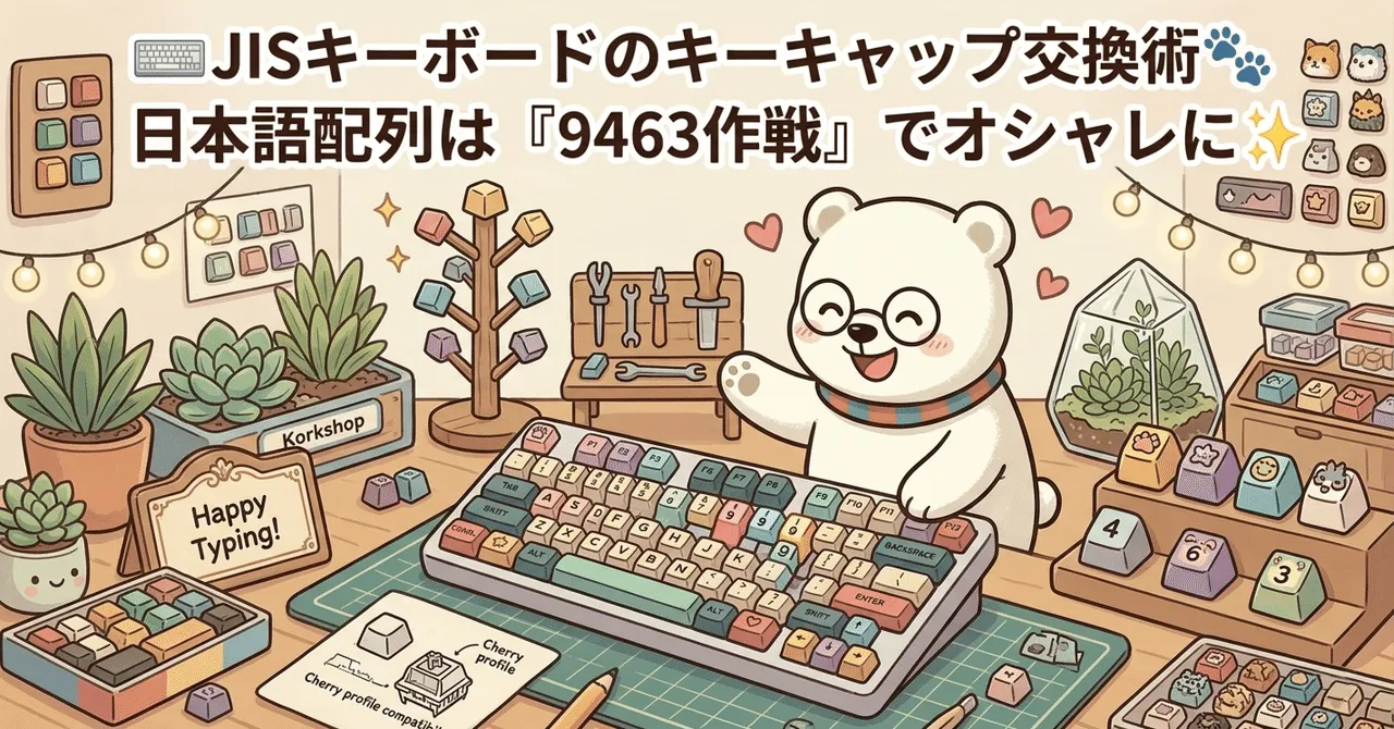 JISキーボード交換術のイメージ