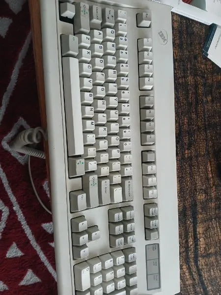 美しくクリーニングされたキーボード