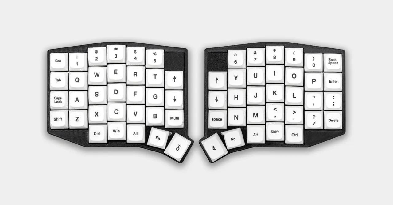 Alice配列キーボードの利用イメージ