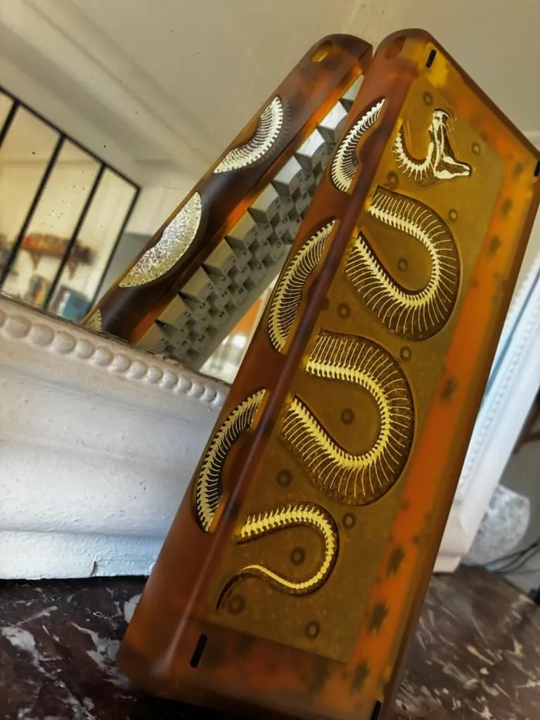 Snake 60 Fossil editionの全体像