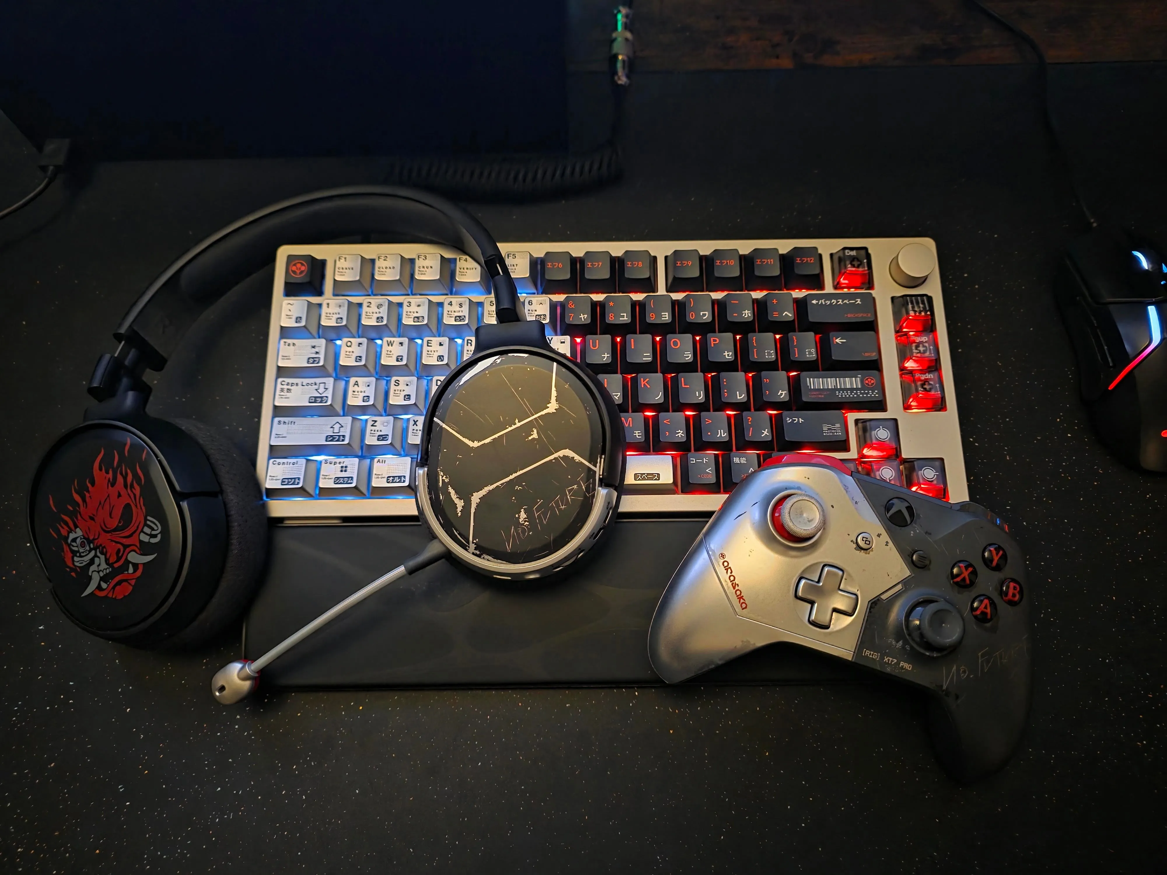 キーキャップのディテール