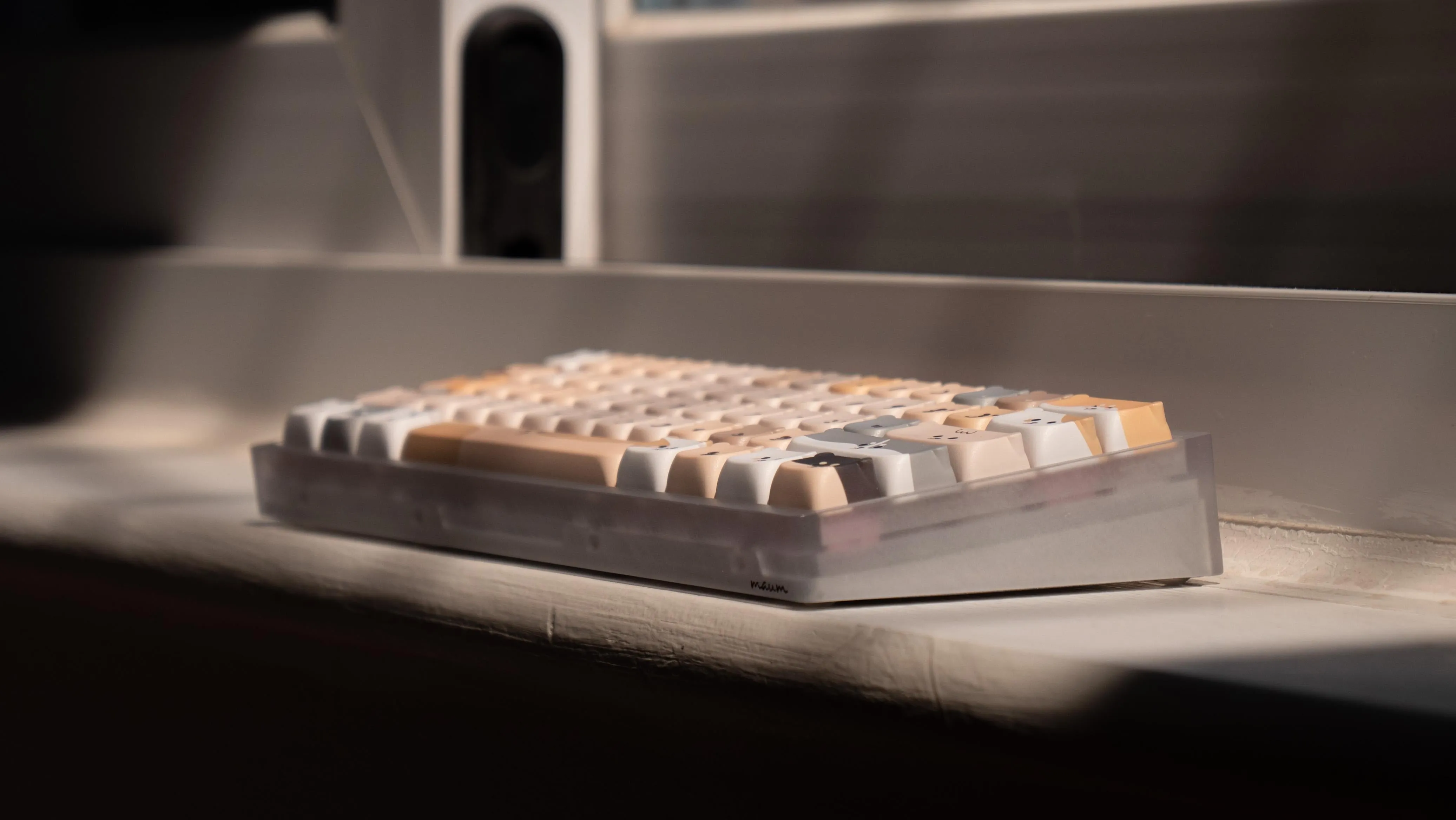 完成したキーボードの全体像