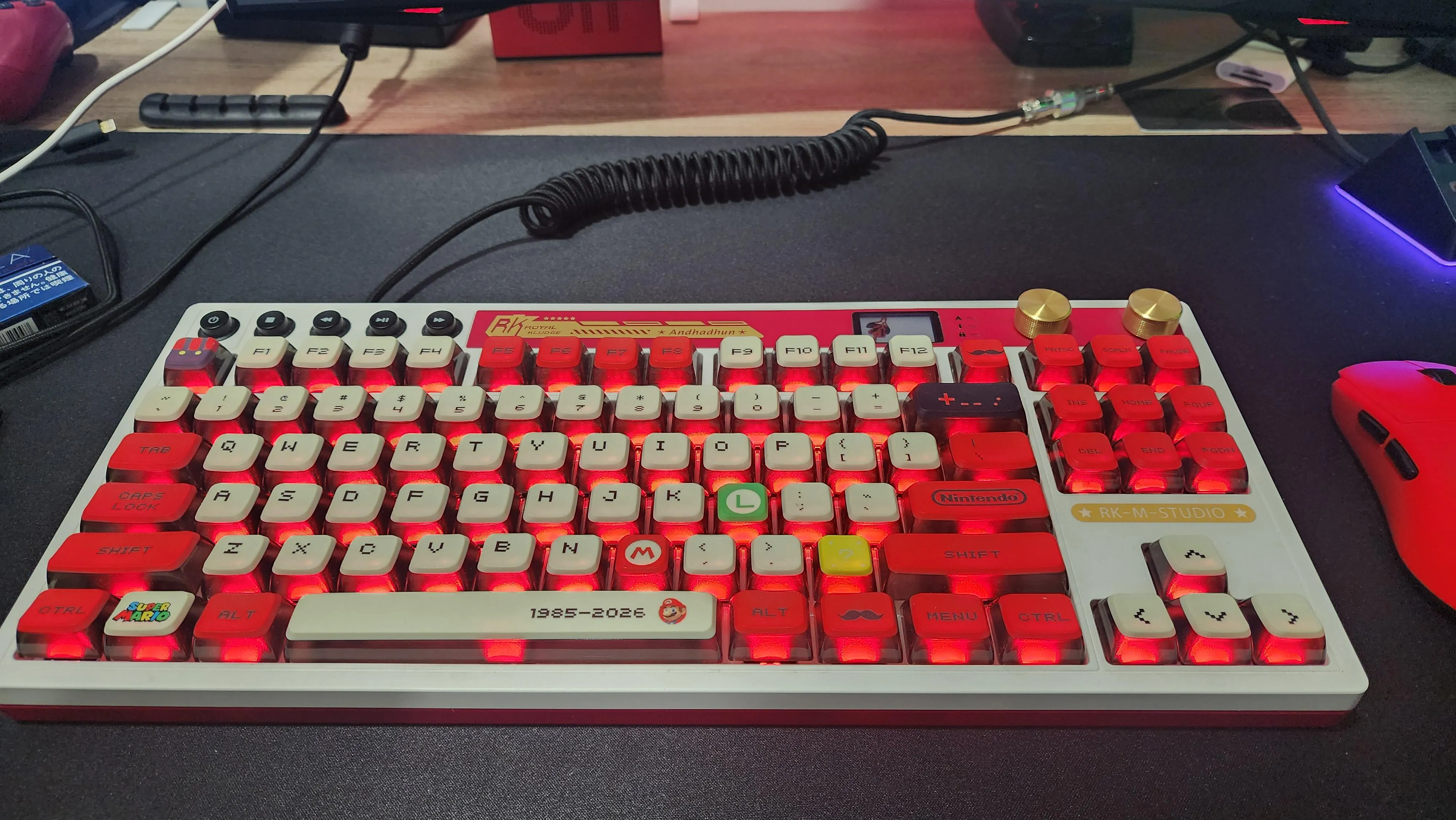 ファミコン風カスタムキーボード