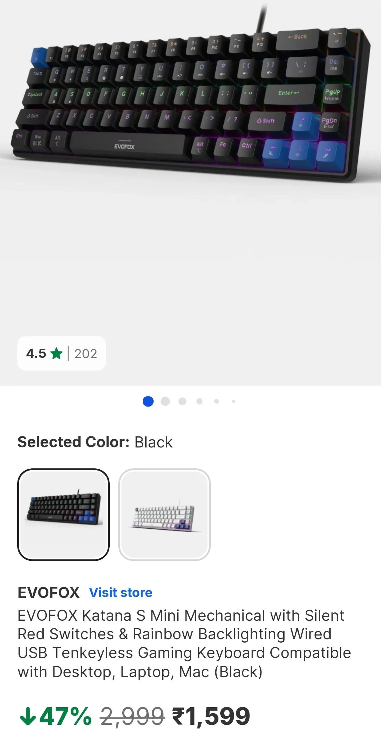 キーボードのディテール