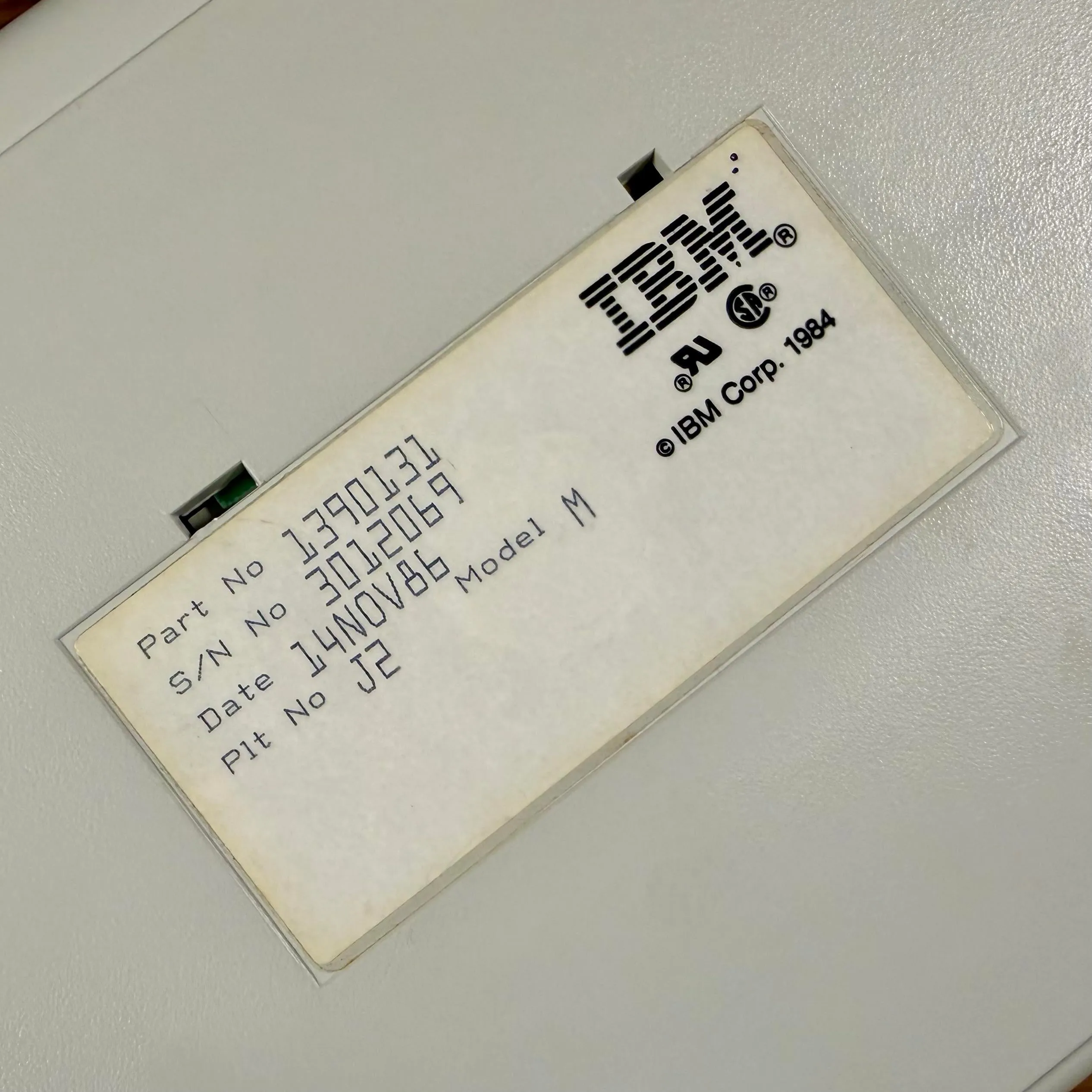 レストアされたIBM Model Mの全景