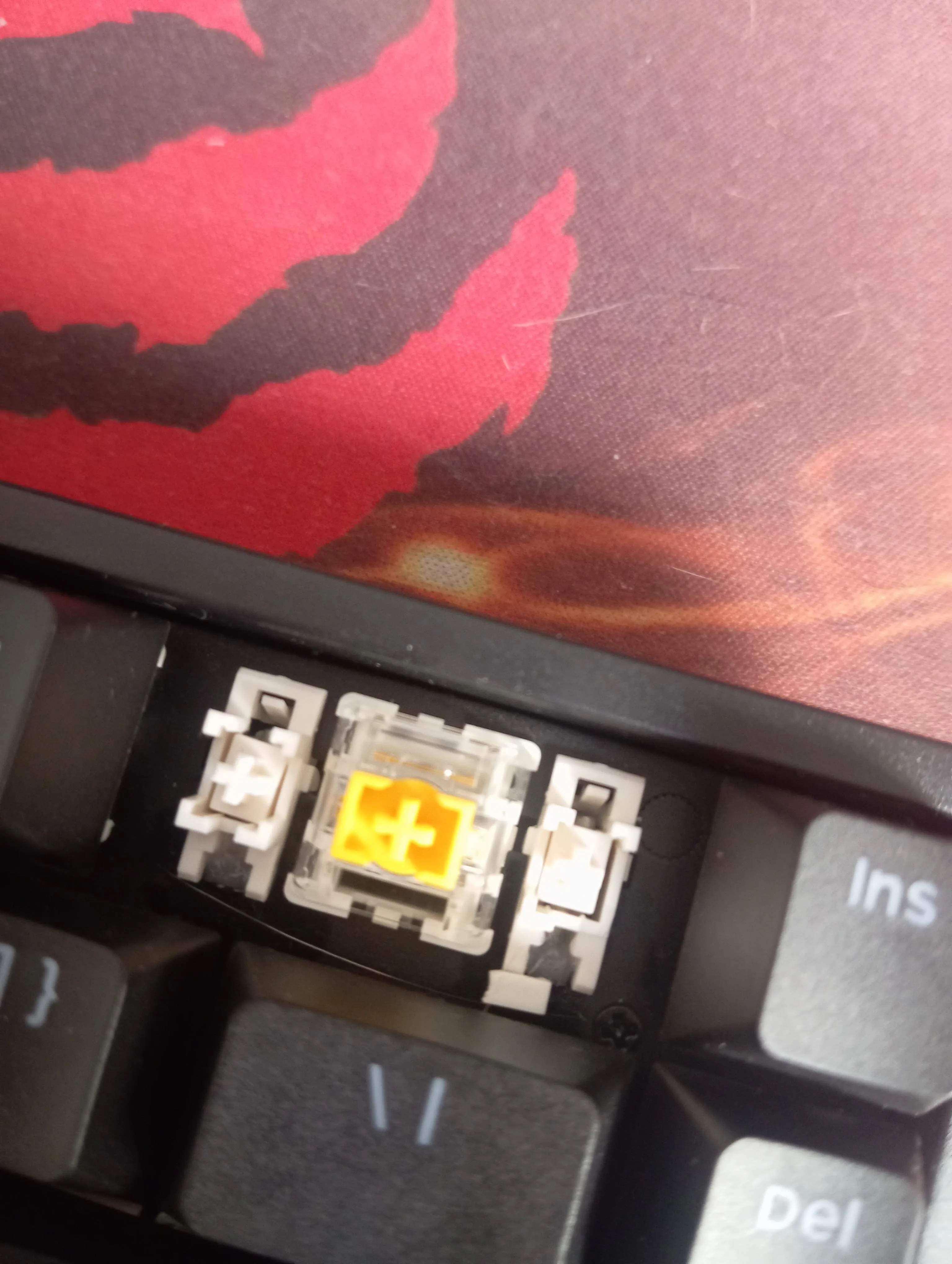 スタビライザーの調整に悩む様子