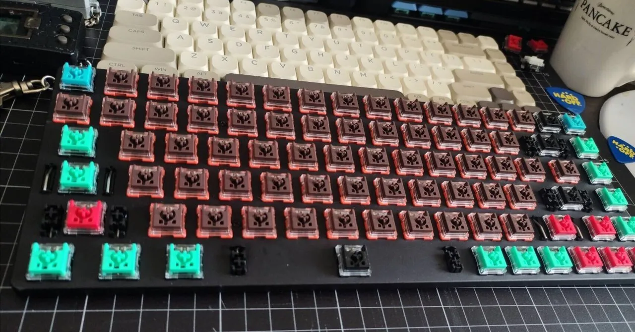 カスタムされたKeychron K3