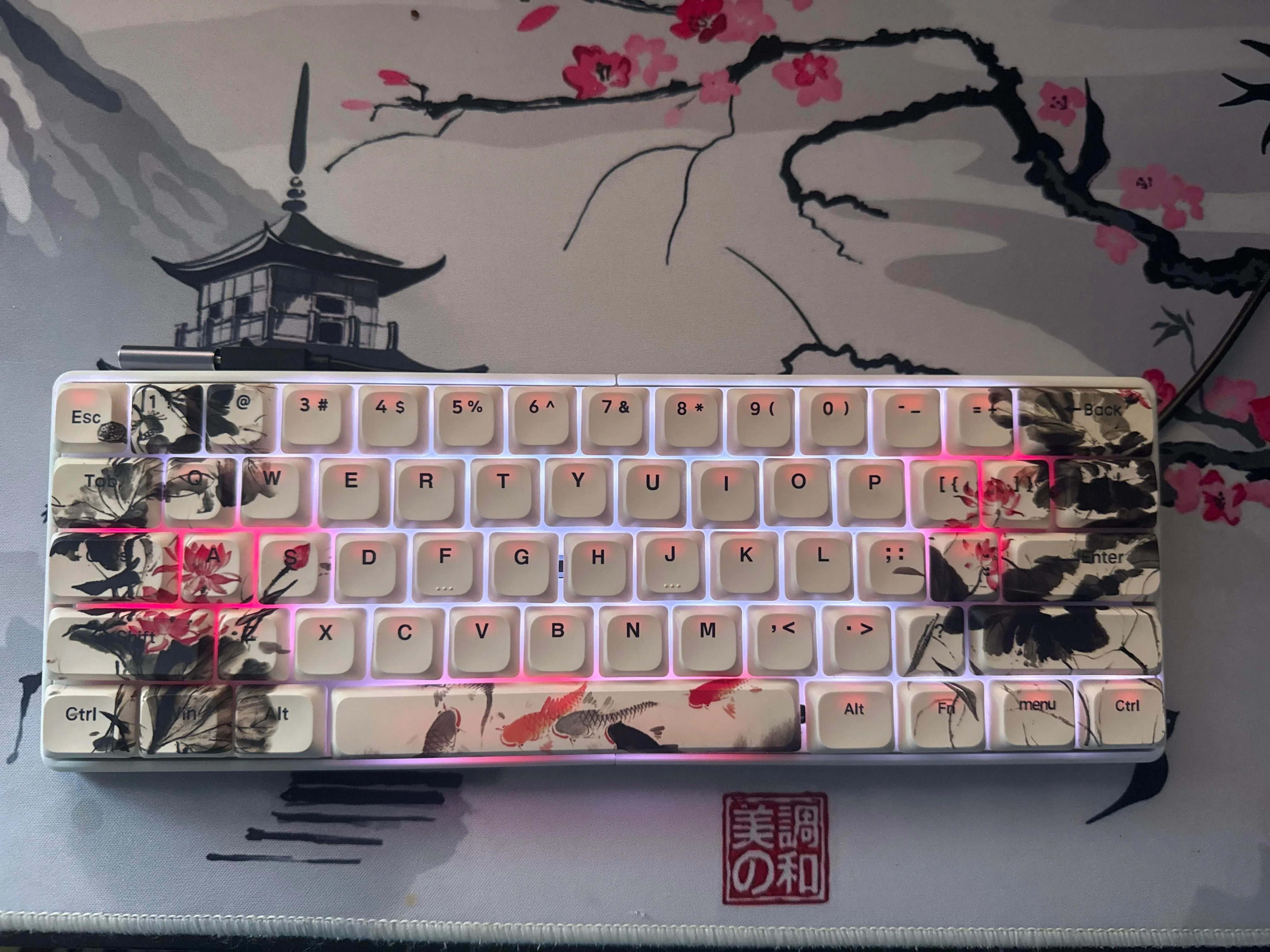 ロープロファイル化されたWooting 60HE 2