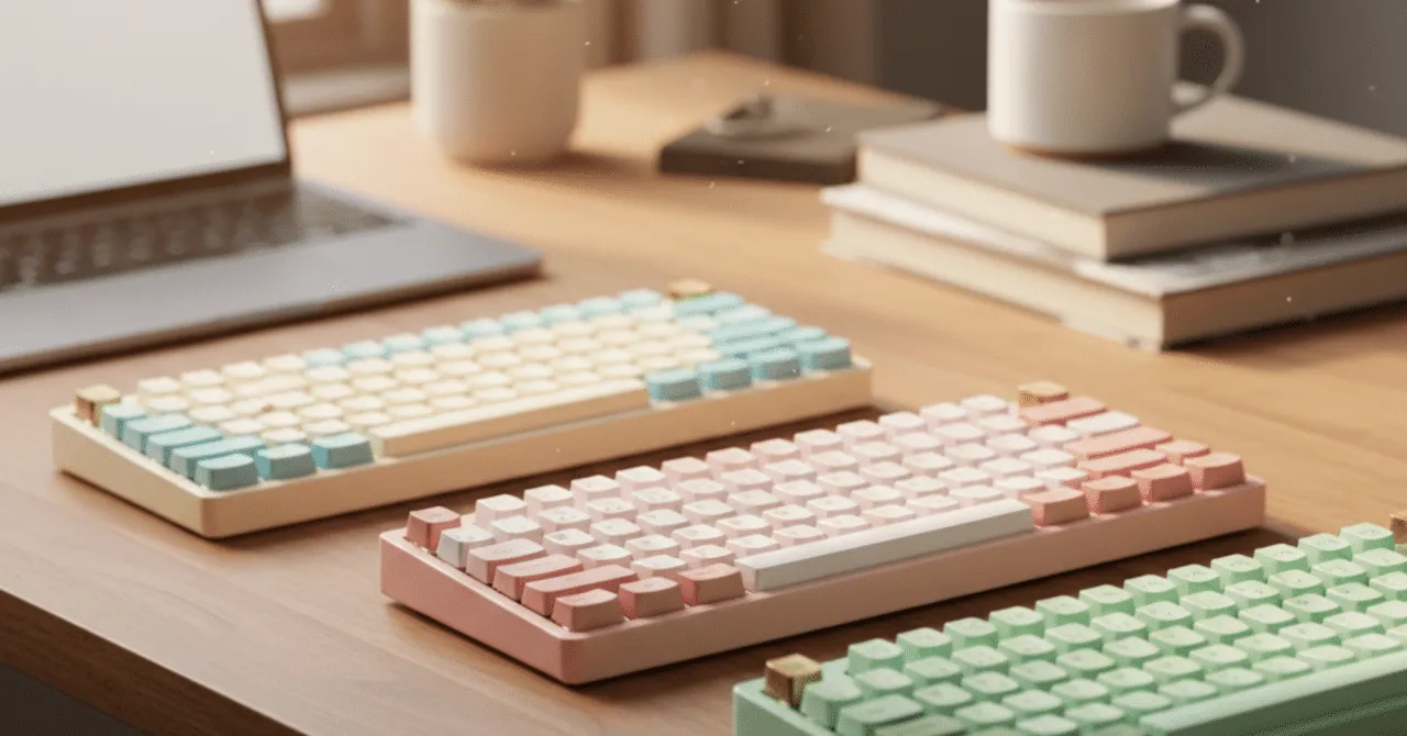 レトロなタイプライター風キーボード