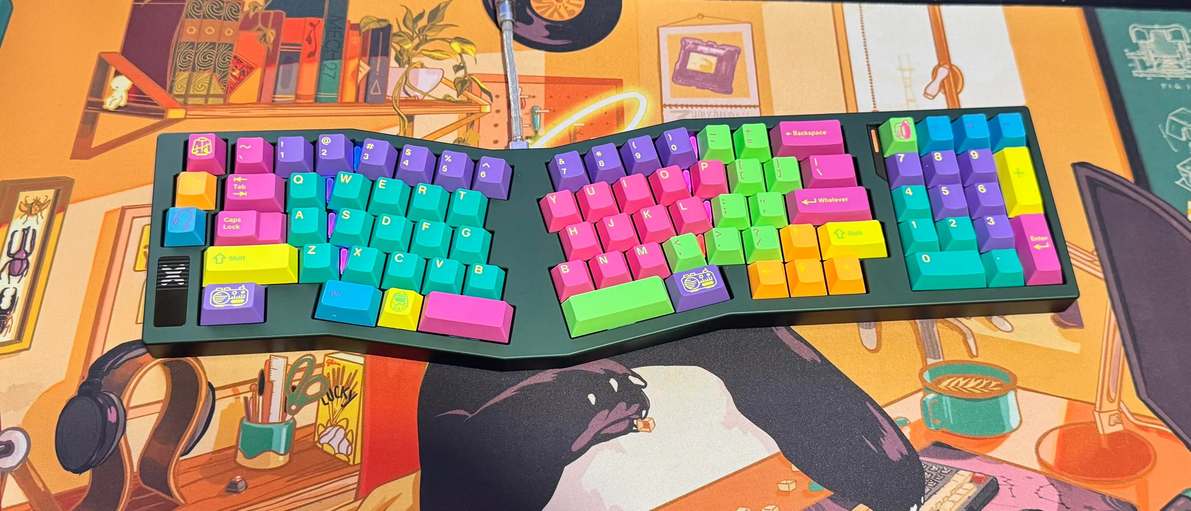 Wind XliceとGMK Windbreakerの組み合わせ