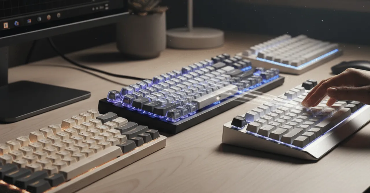 メカニカルキーボードの紹介イメージ