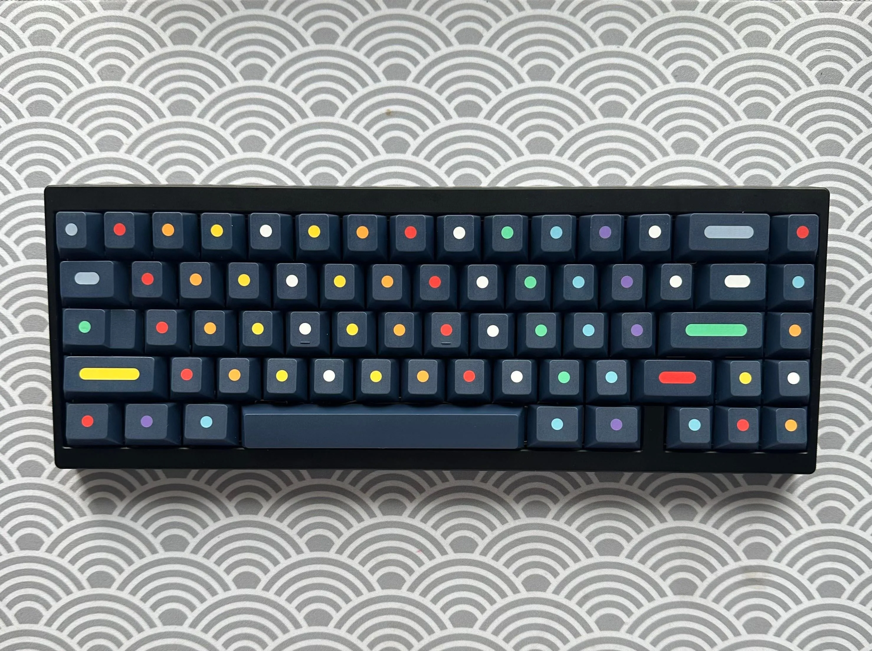 Shelby 65 W/ GMK Dots Rainbow Dark