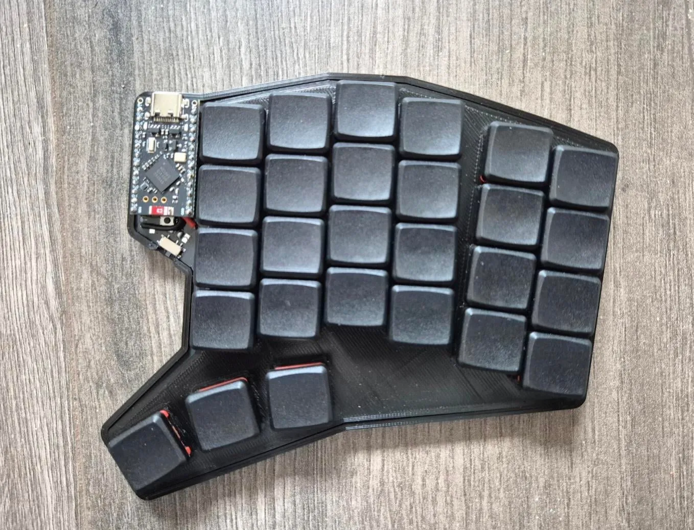 Bug54のキーレイアウト