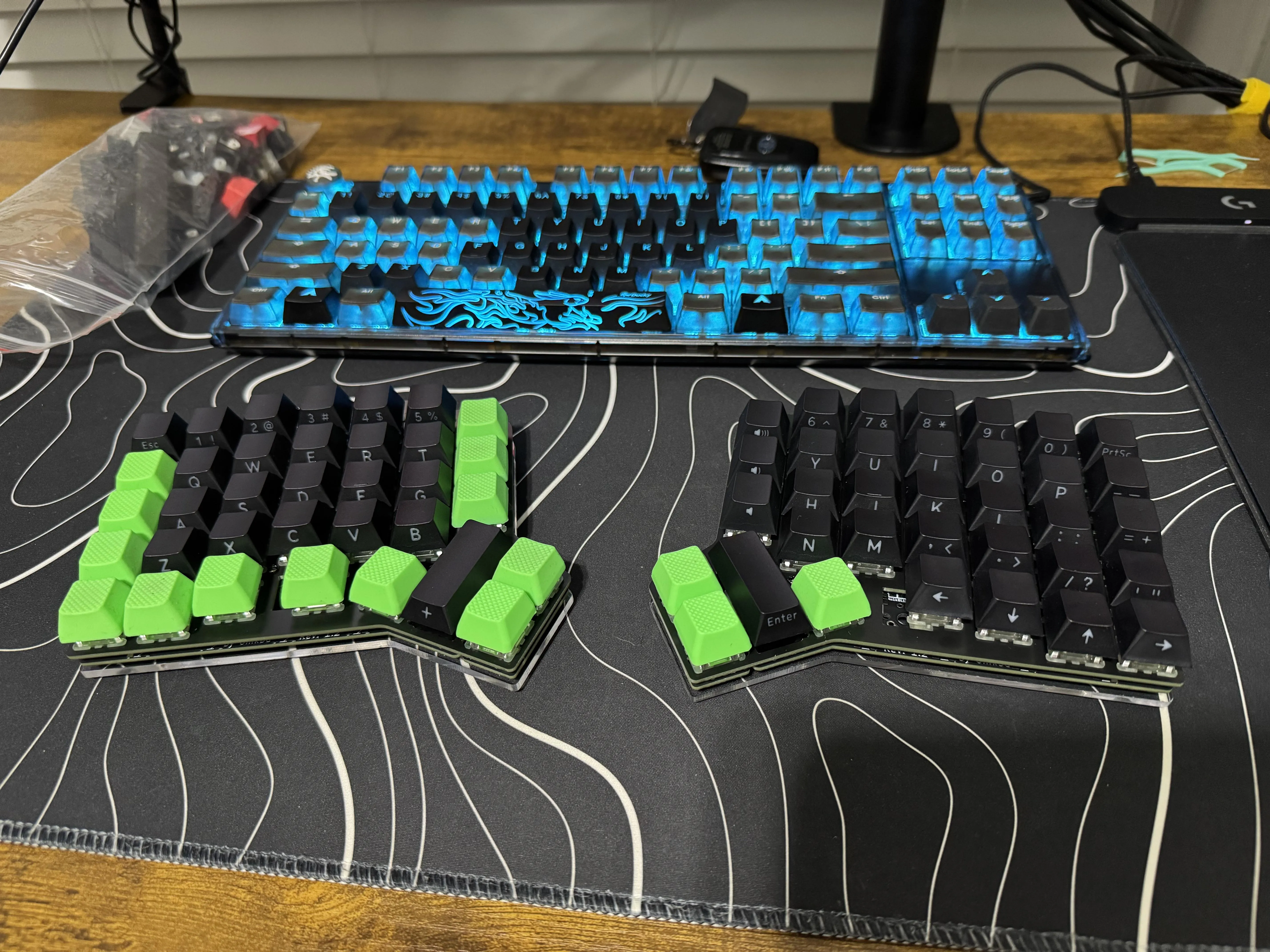 完成したErgoDashの外観