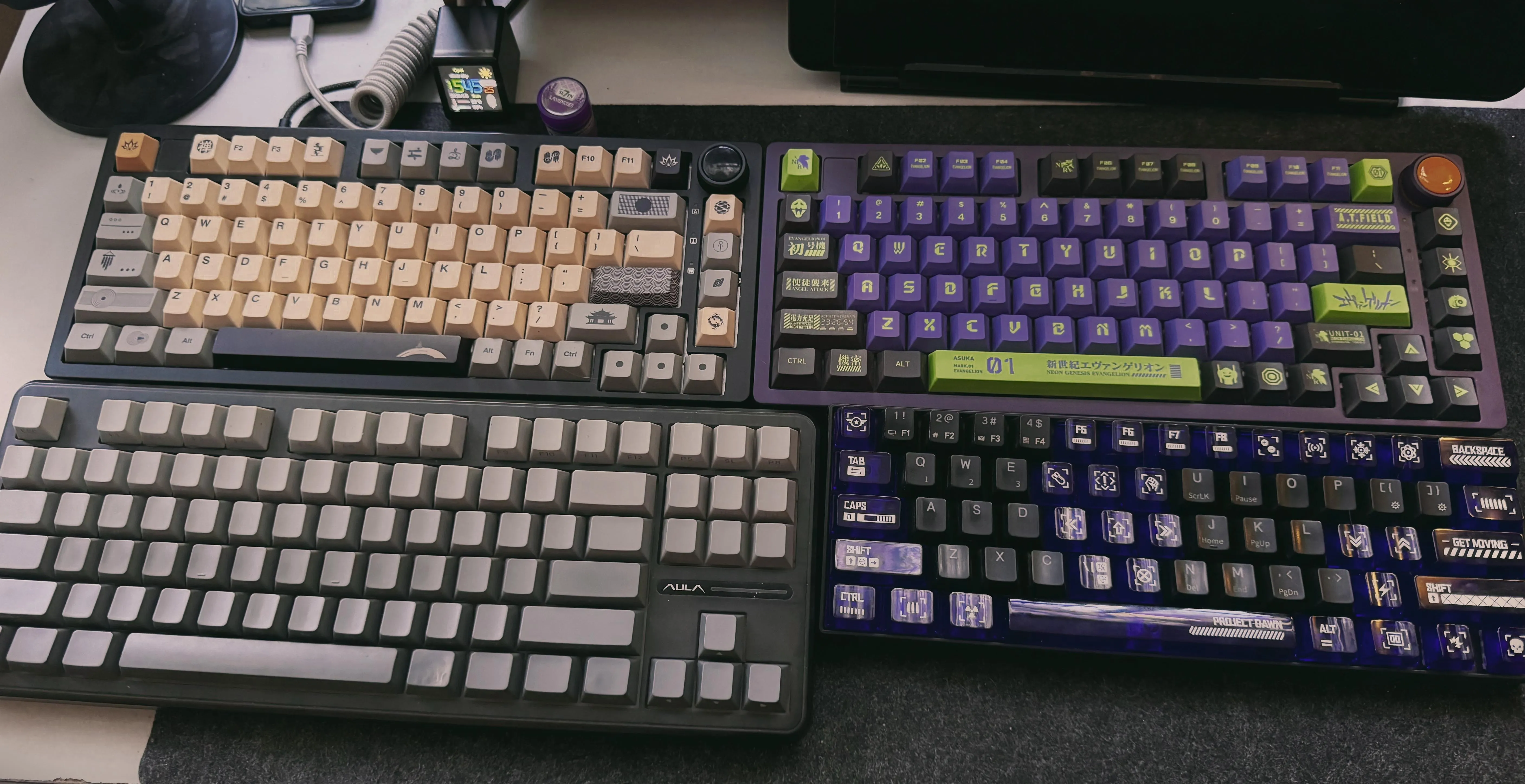 MonsGeek M1W V3 カスタムビルド