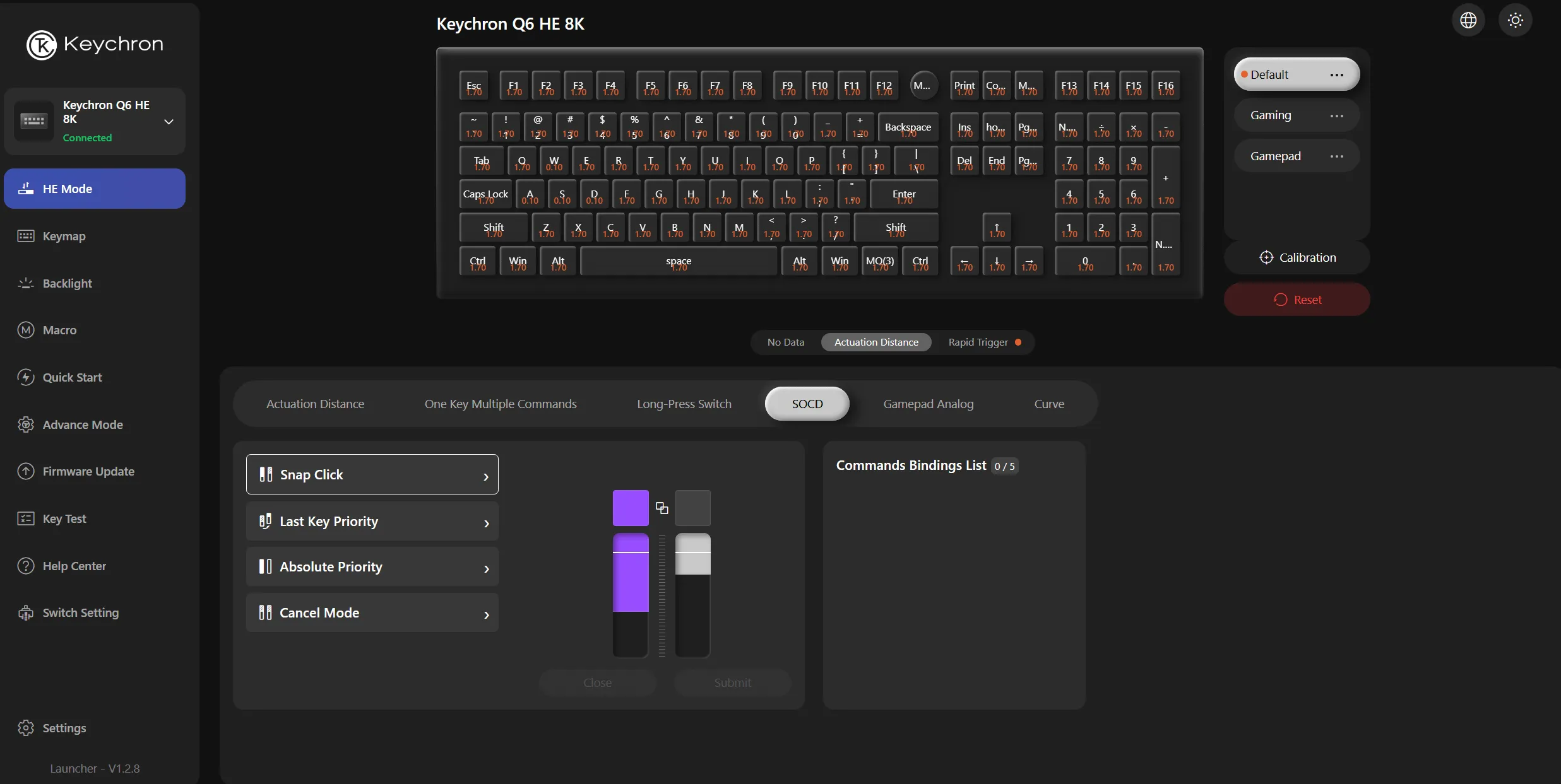 Webベースの設定ツール Launcher
