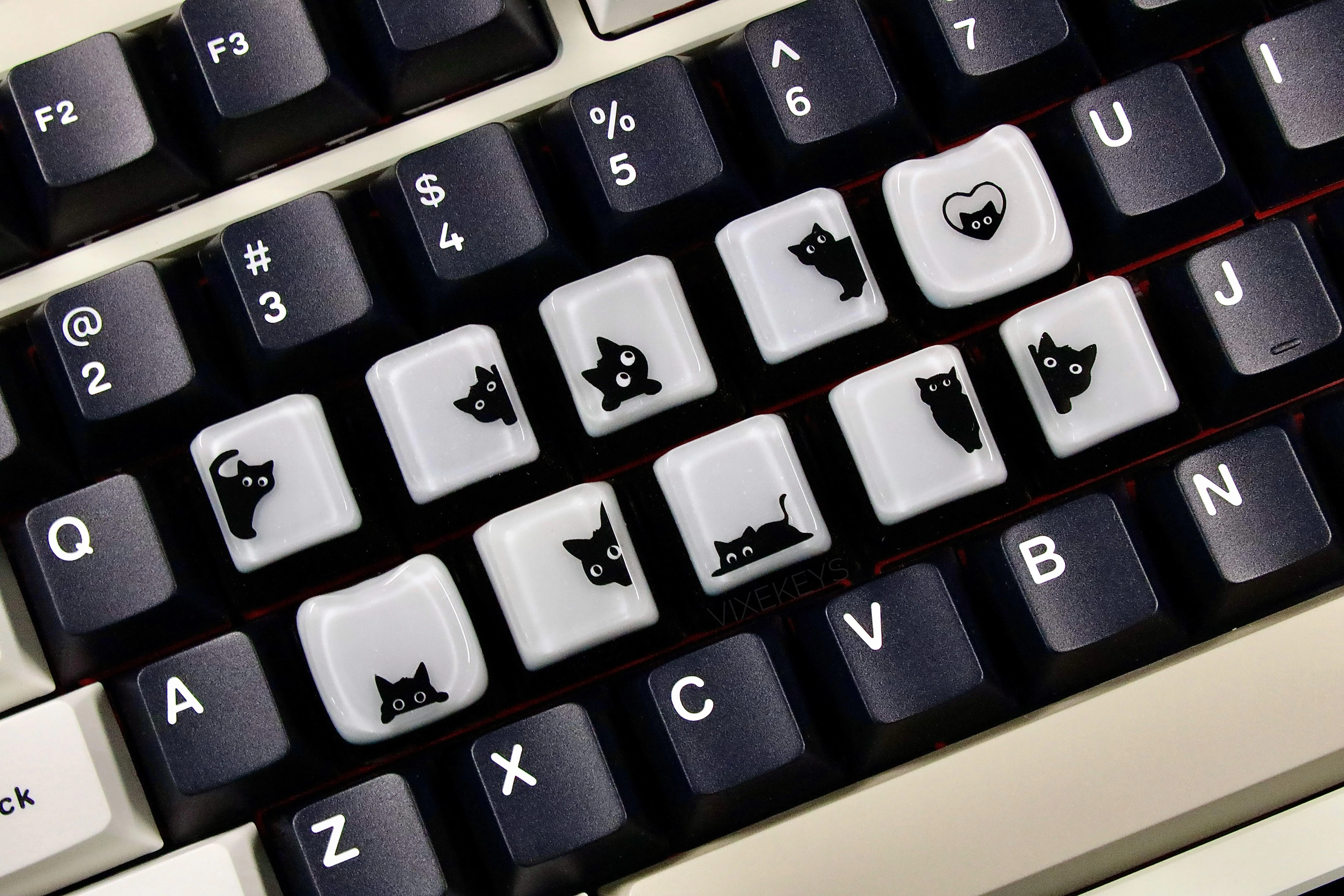 Voidアルチザンキーキャップの近影