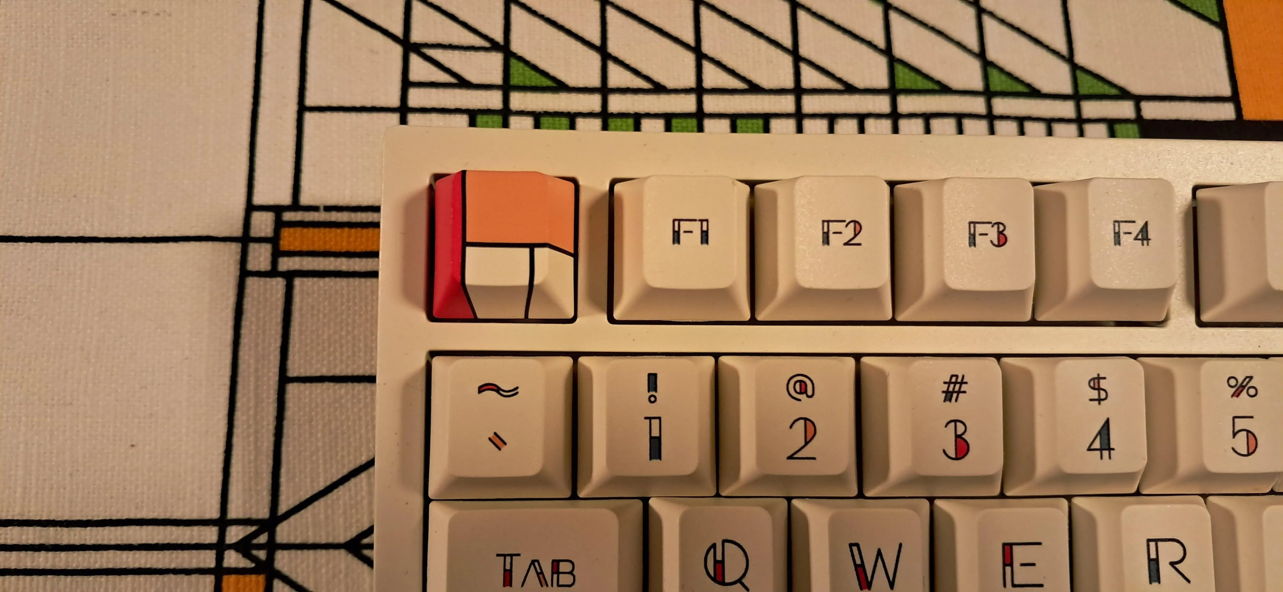 キーキャップのディテール