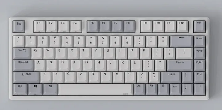 75%キーボードのレイアウトイメージ
