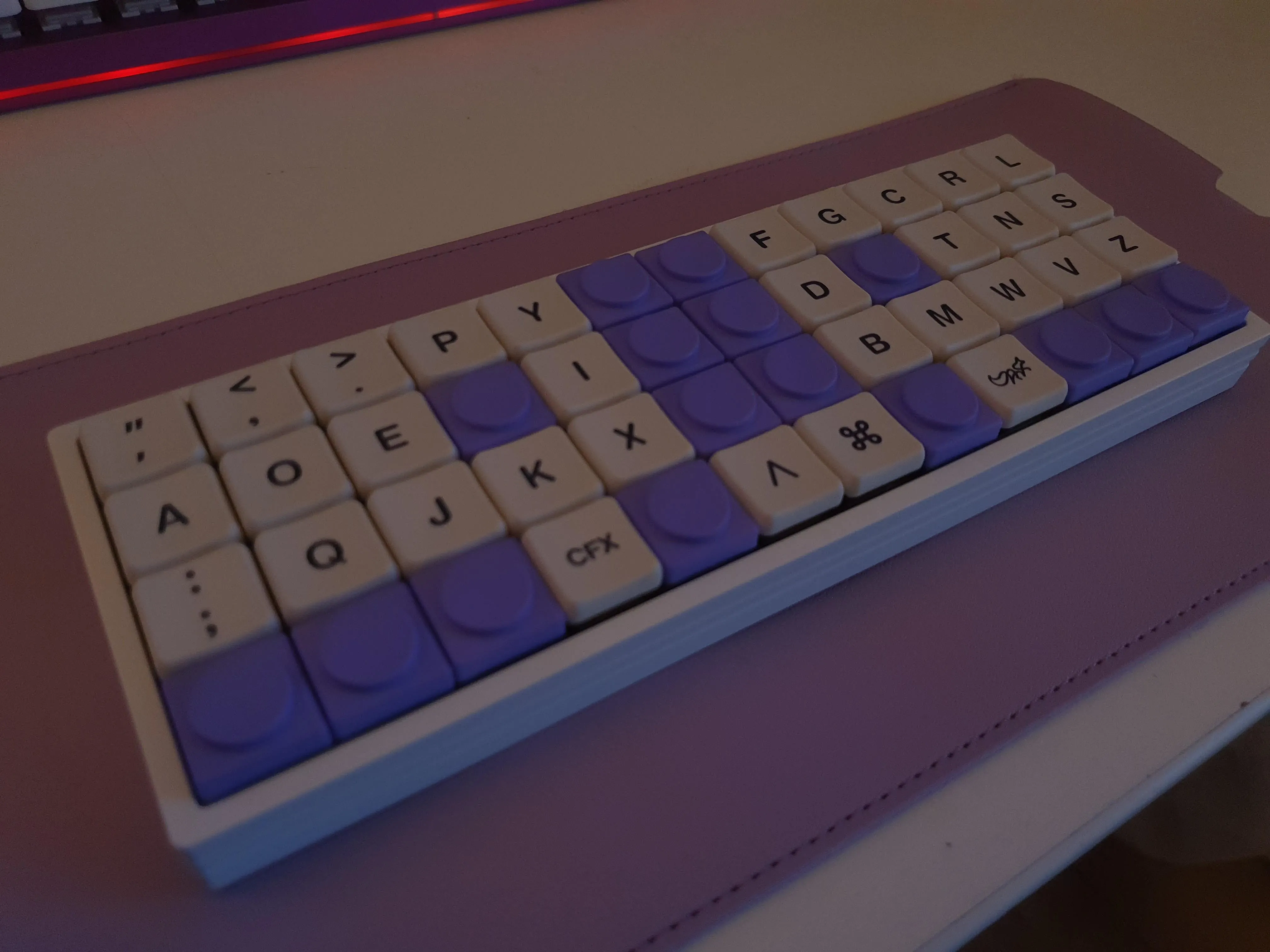 キーボードのクローズアップ