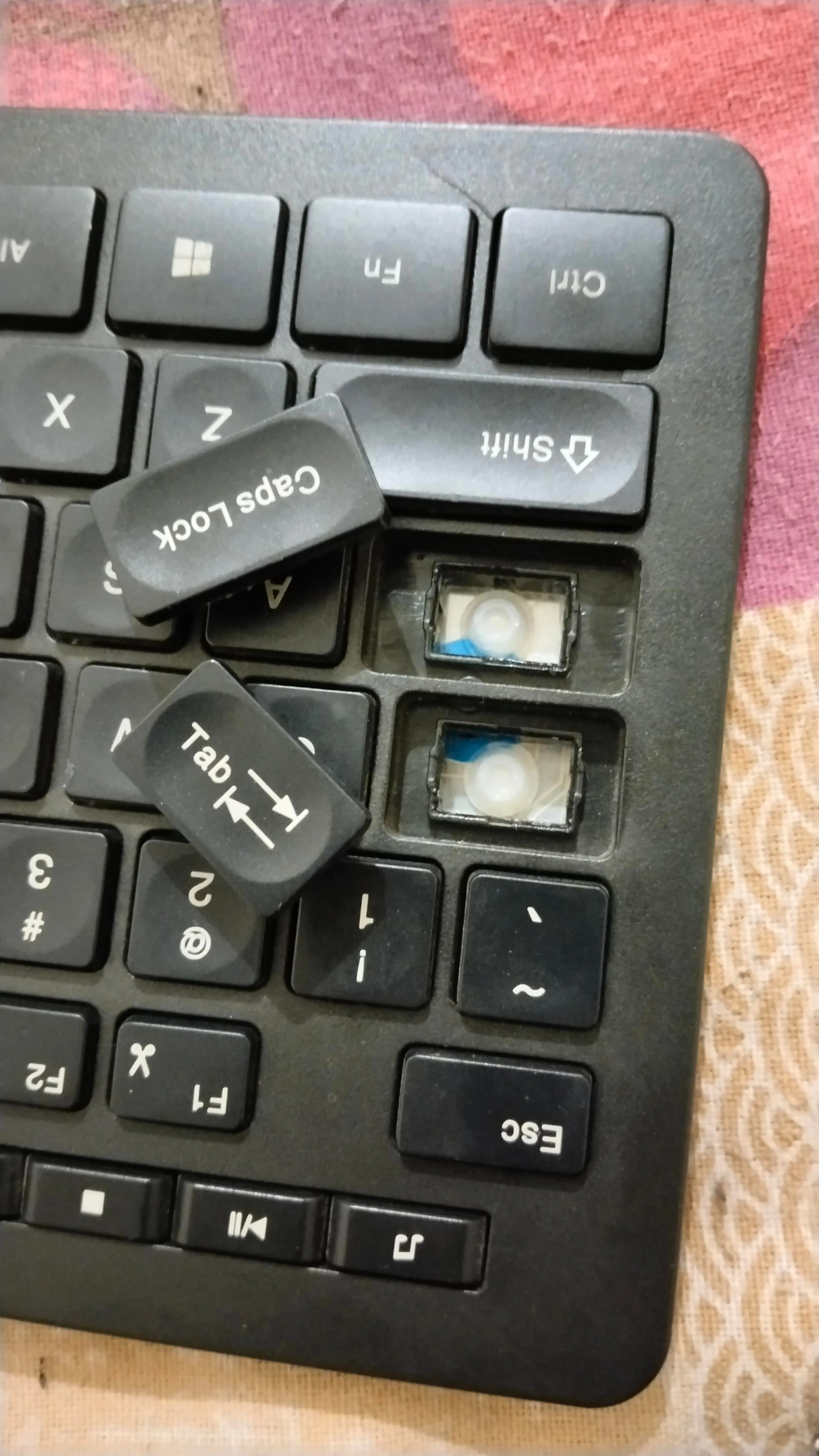 キーボードの状態確認